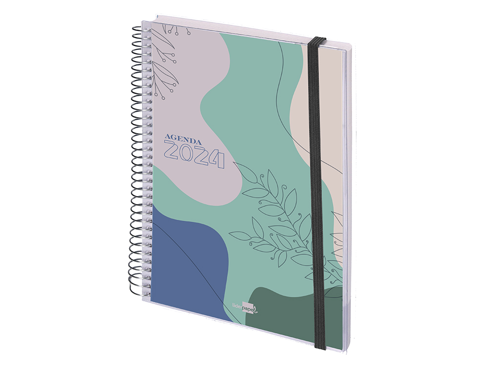 Agenda de espiral con portada personalizable tamaño A4
