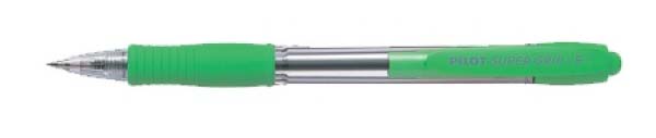 bolígrafo pilot super grip verde claro