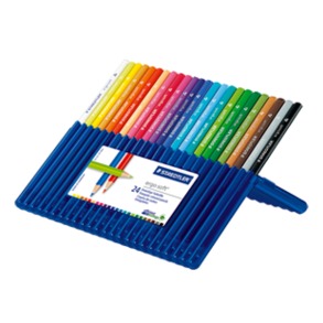 ergosoft 157 lapices de colores staedtler estuche de 24