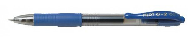 bolígrafo pilot g 2 azul