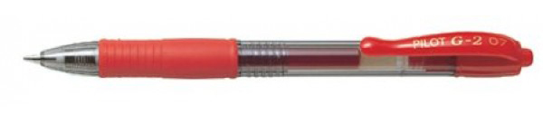 bolígrafo pilot g 2 rojo