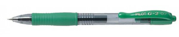 bolígrafo pilot g 2 verde