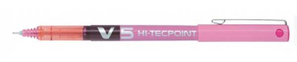 boligrafo pilot v5 rosa