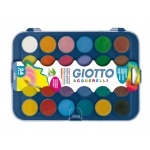 Giotto 332000 - Acuarela, estuche de plástico, 24 colores