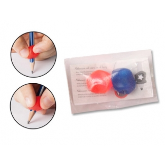 Liderpapel Stetro AL03 - Adaptador para lápiz, bolsa de 2 unidades, colores surtidos