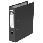 Elba Rado Plast 100022631 - Archivador de palanca, tamaño A4, lomo ancho, con rado, color negro