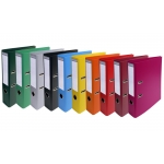 Exacompta 53074E - Archivador de palanca, tamaño A4, lomo ancho, con rado, colores surtidos