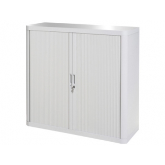 Armario Fast-PaperFlow estructura de acero y poliestireno con 2 puertas correderas y cerradura color