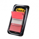 Post-it 680-1- Banderitas separadoras, color rojo, dispensador de 50