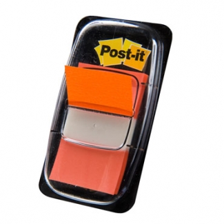 Post-it 680-4 - Banderitas separadoras, color naranja, dispensador de 50
