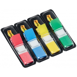 Post-it 683-4a - Banderitas separadoras, pack de 4 con 35 hojas