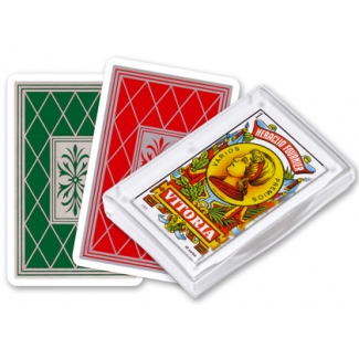Fournier 20990 - Baraja de cartas española, Nº 27, 50 cartas, estuche de plástico