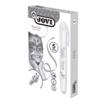 Jovi Twist 19101 - Pintura de cara, caja de 5 unidades, color blanco