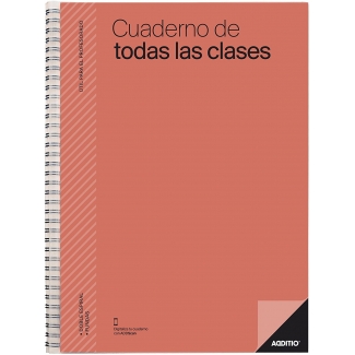 Additio P222 - Cuaderno de todas las clases, tamaño 22,5 cm x 31 cm, colores surtidos