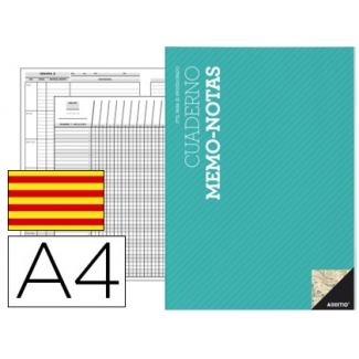 Additio P151 - Cuaderno memo-notas, tamaño A4, texto en catalán, colores surtidos