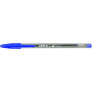 Bic Cristal X-Large 880656 - Bolígrafo de tinta de aceite, punta redonda de 1,6 mm, color azul
