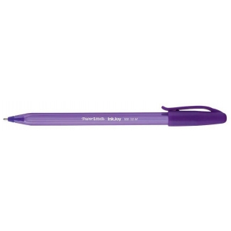 Paper Mate Inkjoy S0977330 - Bolígrafo de tinta de aceite, punta redonda de 1 mm, color morado