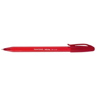 Paper Mate Inkjoy SO957140 - Bolígrafo de tinta de aceite, punta redonda de 1 mm, color rojo