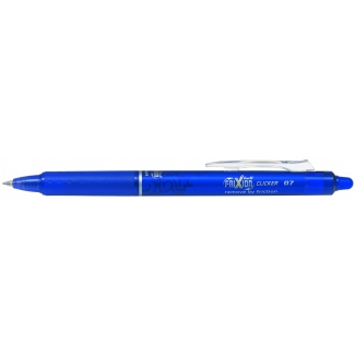 Pilot Frixion Clicker - Bolígrafo de tinta de gel borrable, punta redonda de 0,7 mm, retráctil, color azul
