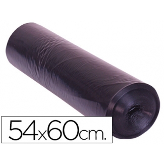 Csp - Bolsa de basura, medida 540 x 600 mm, 23 litros, galga de 100, rollo de 25 bolsas, color negro