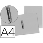 Liderpapel CA75 - Carpeta de anillas, 2 anillas mixtas de 25 mm, polipropileno, A4, translúcida
