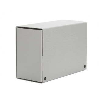 Pardo 971507 - Carpeta de proyectos con broche, tamaño folio, lomo de 150 mm, color gris