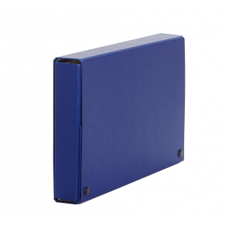 Pardo 963003 - Carpeta de proyectos con broche, tamaño folio, lomo de 30 mm, color azul