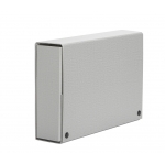 Pardo 963007 - Carpeta de proyectos con broche, tamaño folio, lomo de 30 mm, color gris