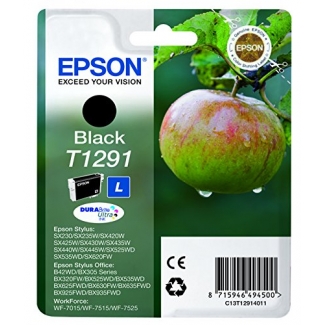 Epson T1291 - Cartucho de tinta original C13T12914012, negro