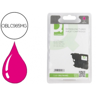 Cartucho de tinta Q-Connect compatible Brother LC-985M magenta dcp-j125/dcp-j315w mfc-j265w/mfc-j410/mfc-j415w