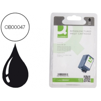 Cartucho de tinta Q-Connect compatible Canon BC-20 negro