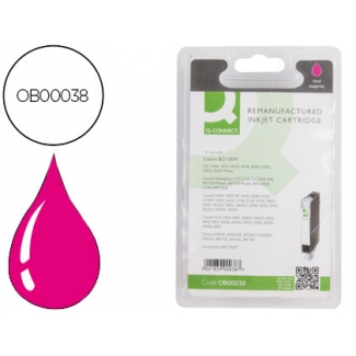 Cartucho de tinta Q-Connect compatible Canon BCI-3EM magenta bjc3000 6000 6100 6200 6500,s400 450 500 520 530 600 630 750 4500
