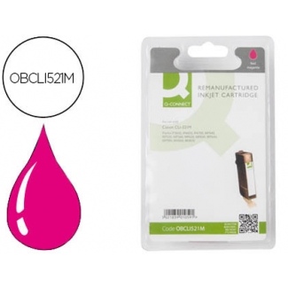 Cartucho de tinta Q-Connect compatible Canon CLI-521M magenta ip3600/4600