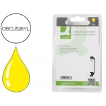 Cartucho de tinta Q-Connect compatible Canon CLI-526Y amarillo