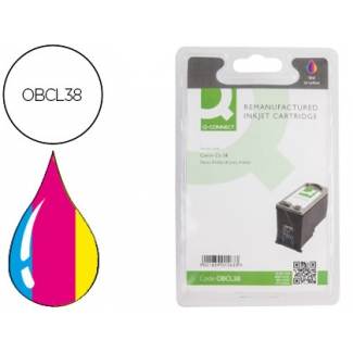 Cartucho de tinta Q-Connect compatible Canon IP1800/2500 color cl-38