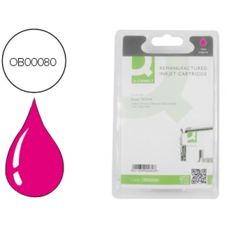 Cartucho de tinta Q-Connect compatible Epson stylus C70/C80 magenta, 17ml.