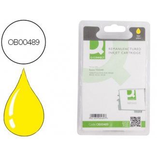 Cartucho de tinta Q-Connect compatible Epson stylus photo rx420 425 520 R240 amarillo