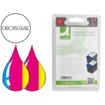 Cartucho de tinta Q-Connect compatible Hp deskjet 450 5550 5152 5600 5800 5850 ps serie 7000 7260 7450 7660 n.57 color PACK-2