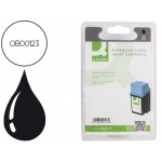 Cartucho de tinta Q-Connect compatible Hp dj 610caja de 6 UNIDADES40C656C fax 1020/ 925xi-14ml n 20 negro