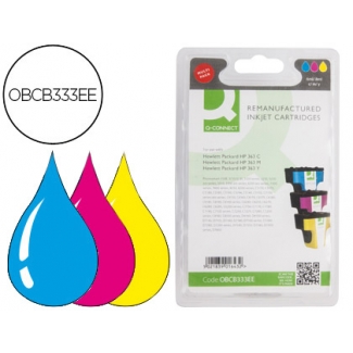 Cartucho de tinta Q-Connect compatible Hp photosmart 3110 3200 3210 3310 8200 8250 C51806180 7100 d7160 n.363 tricolor