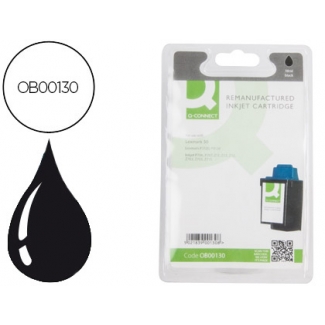 Cartucho de tinta Q-Connect compatible Lexmark Z12 z22 z32703 705 p706 707 3150 negro alta resolucion n.50