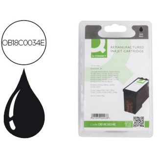 Cartucho de tinta Q-Connect compatible Lexmark negro n 34xl 475 páginas