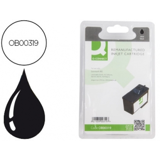 Cartucho de tinta Q-Connect compatible Lexmark jetprinter color Z55 z65 mf x5100 5130 x5150 x100 6150 6170 negro n82