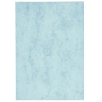 Michel - Paquete de 100 cartulinas marmoleadas, A4, 200 g/m2, color azul