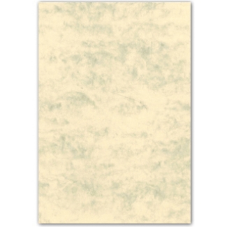 Michel - Paquete de 100 cartulinas marmoleadas, A4, 200 g/m2, color crema claro