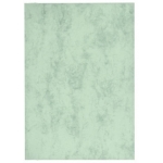 Michel - Paquete de 100 cartulinas marmoleadas, A4, 200 g/m2, color verde