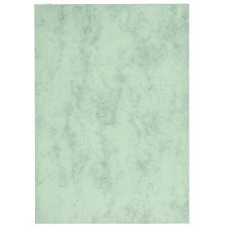 Michel - Paquete de 100 cartulinas marmoleadas, A4, 200 g/m2, color verde