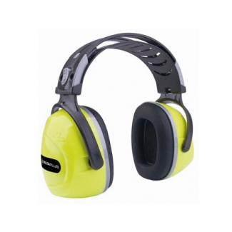 Deltaplus INTERJAFL - Casco antiruido, color amrillo fluorescente - negro