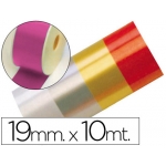 Liderpapel 2412-25 - Cinta fantasía, color fucsia, 10 mt x 19 mm
