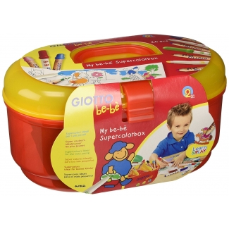 Giotto Súper Color Box Bebe 465800 - Cofre con lápices y rotuladores de colores